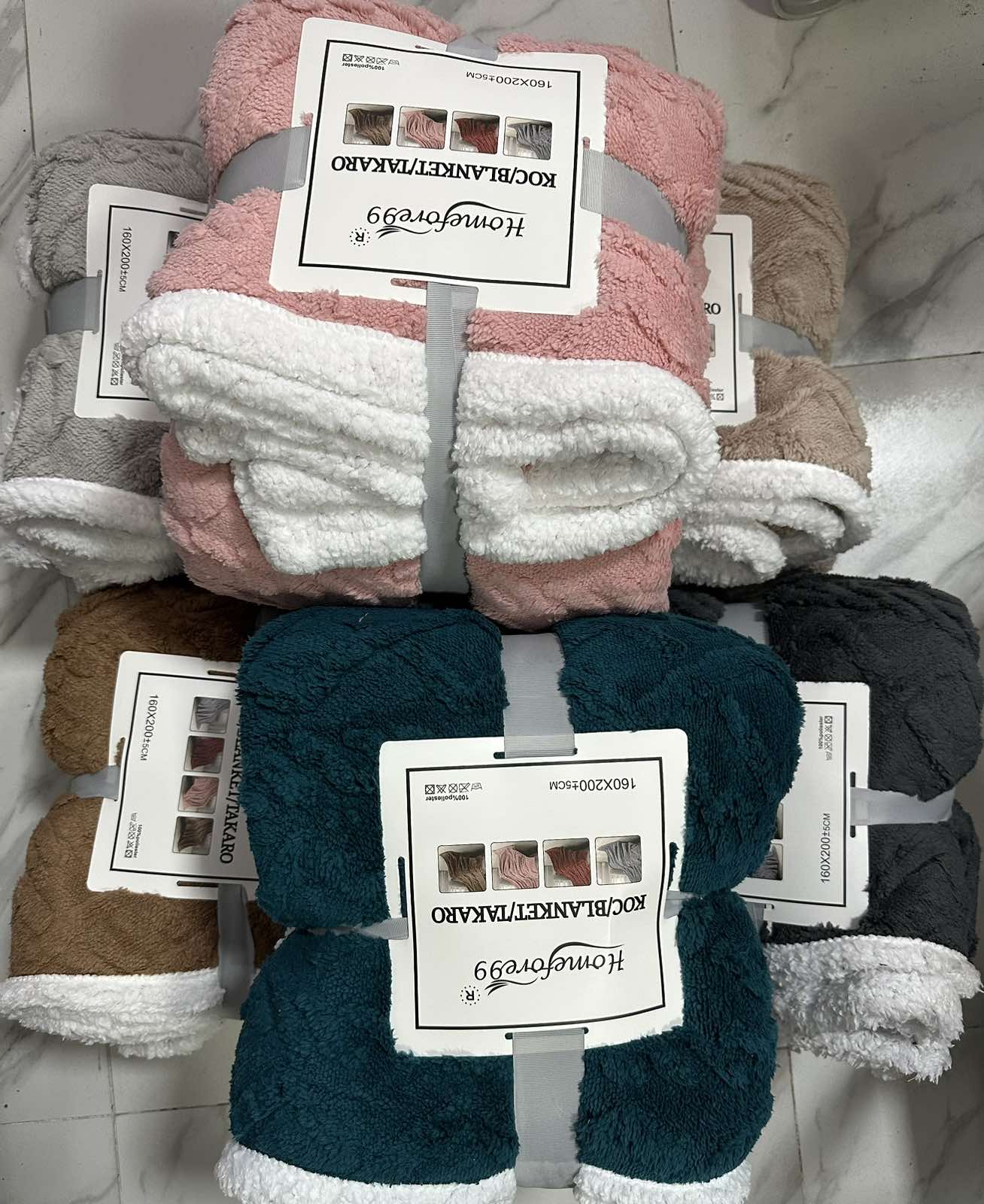 koc polarowy , 4 Częściowy:160cmX200cm