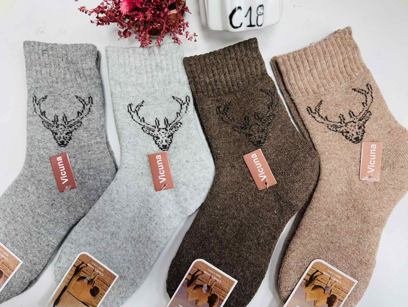 SKARPETY / STOPKI DAMSKIE.(48PAR/PACZKA) KOLOR JAK NA ZDZIĘCIU