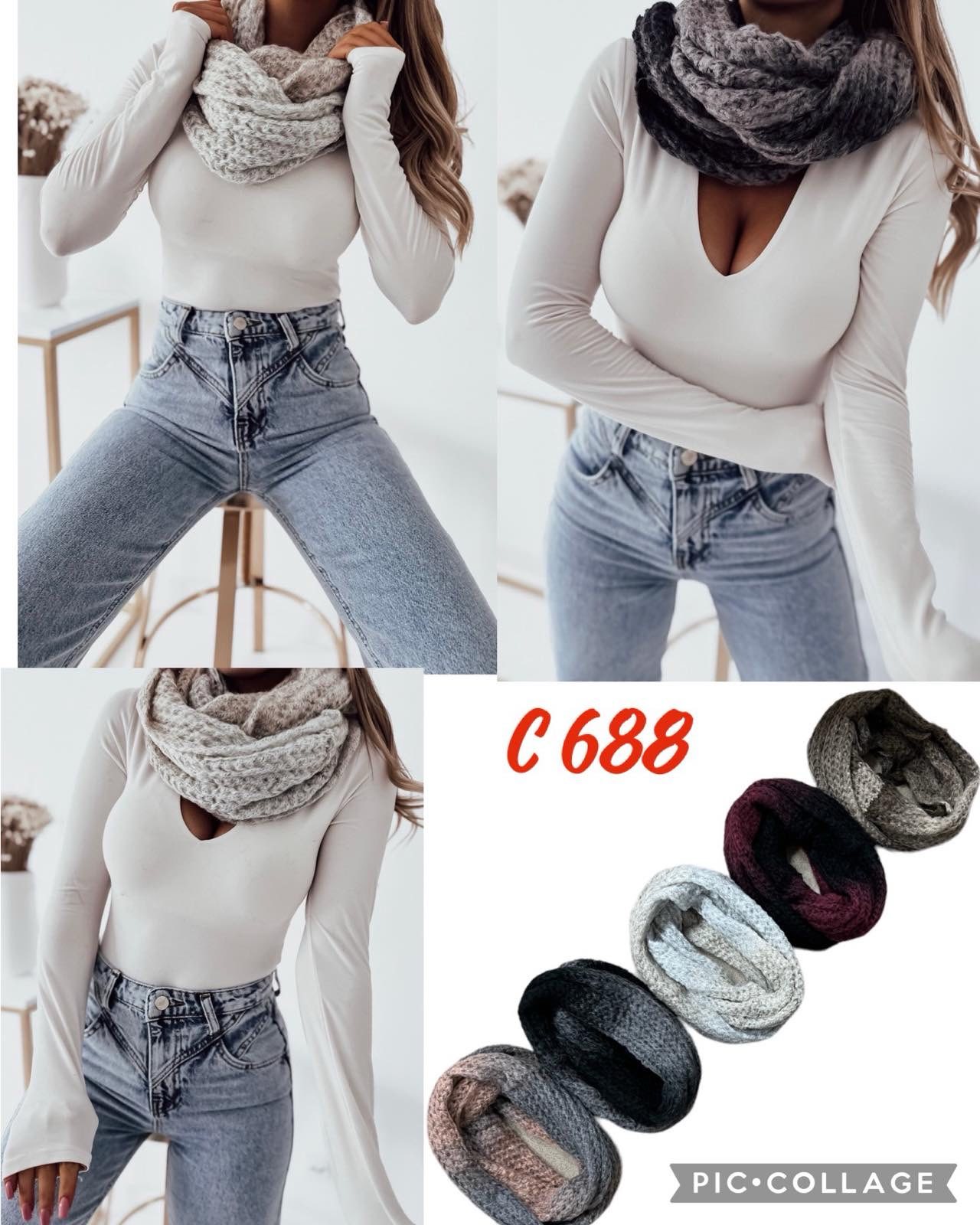 Szaliki damskie, paczka 12szt,mix kolor