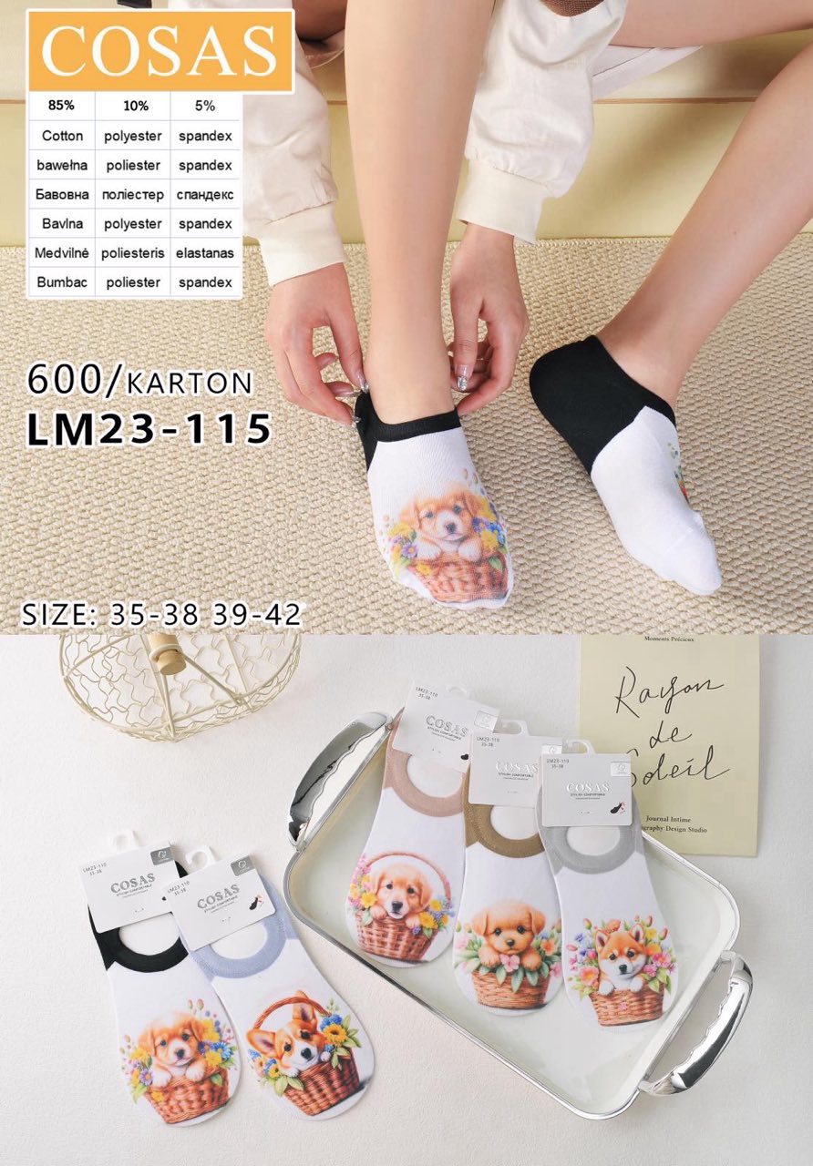 stopki DAMSKA.size: 35-42, (40par/paczka)