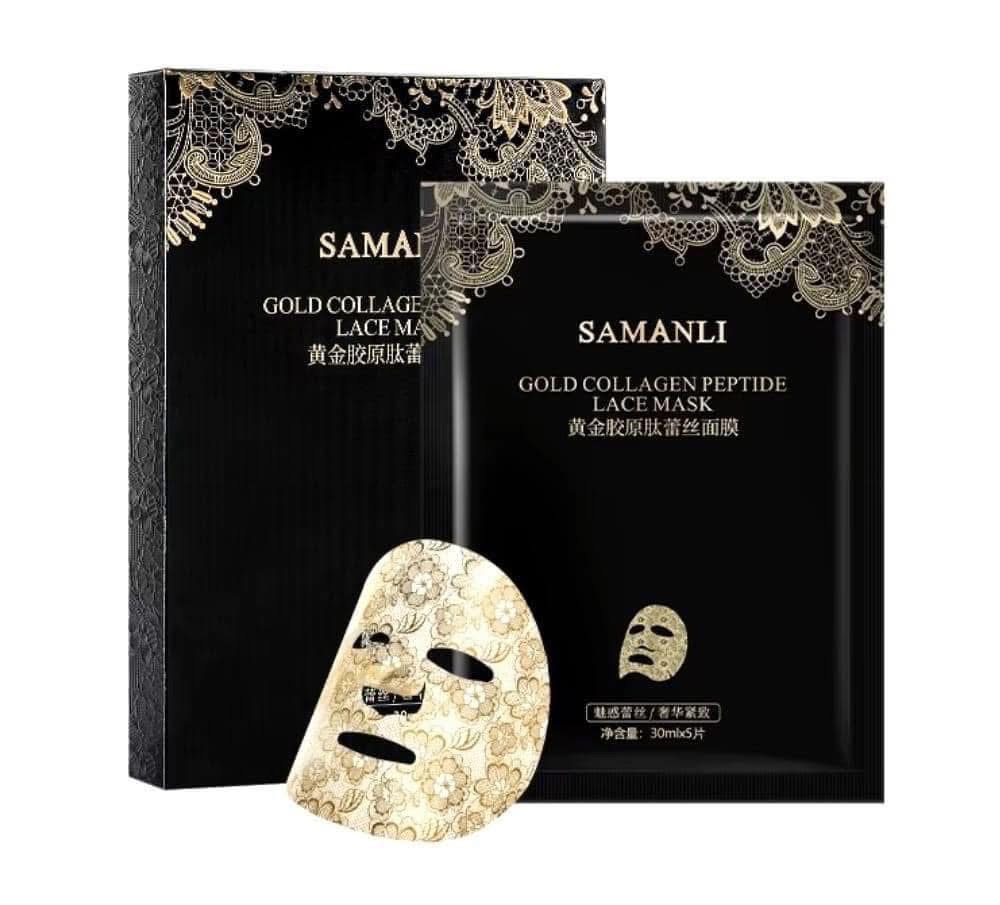 Luksusowa PEPTYFOWA rozświetlająco-liftingująca maseczka, 24szt/Paczka