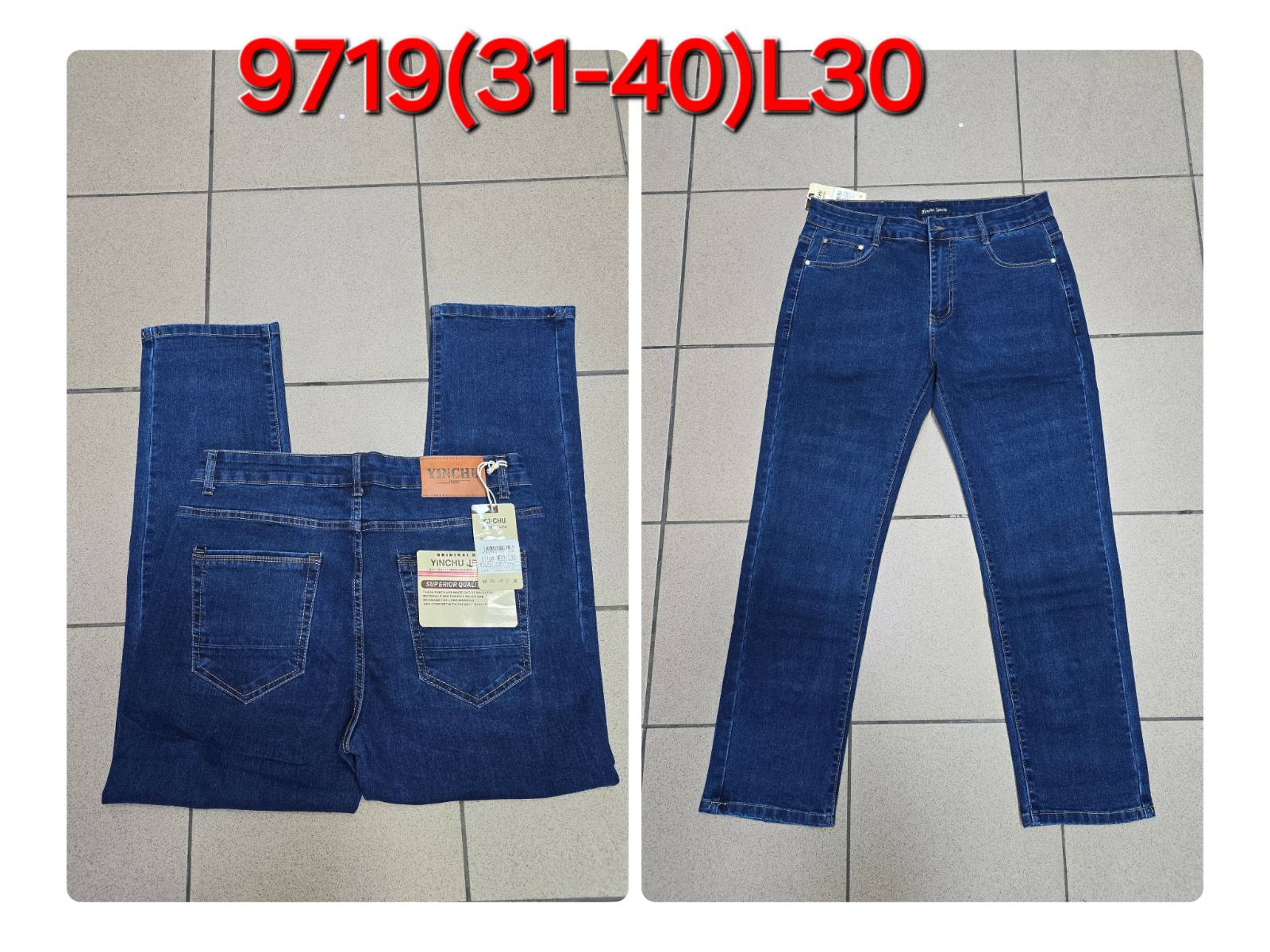 Spodnie JEANSOWE MĘSKA , Size 31-40,paczka 10szt ,1kolor