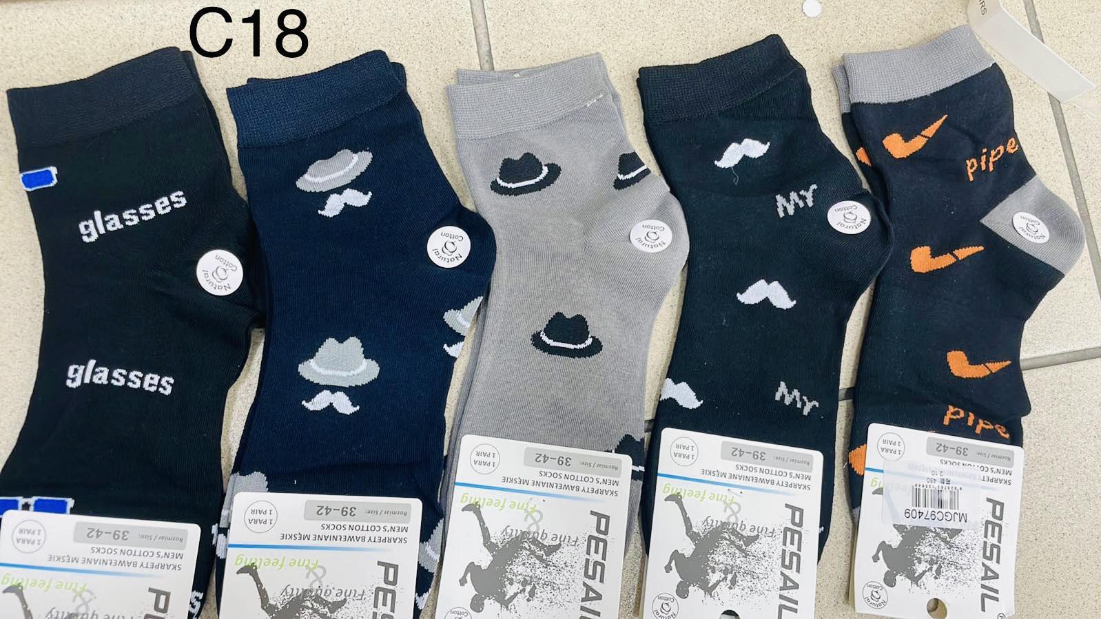 SKARPETY / STOPKI  MĘSKA.SIZE 43-46(40PAR/PACZKA) KOLOR JAK NA ZDZIĘCI