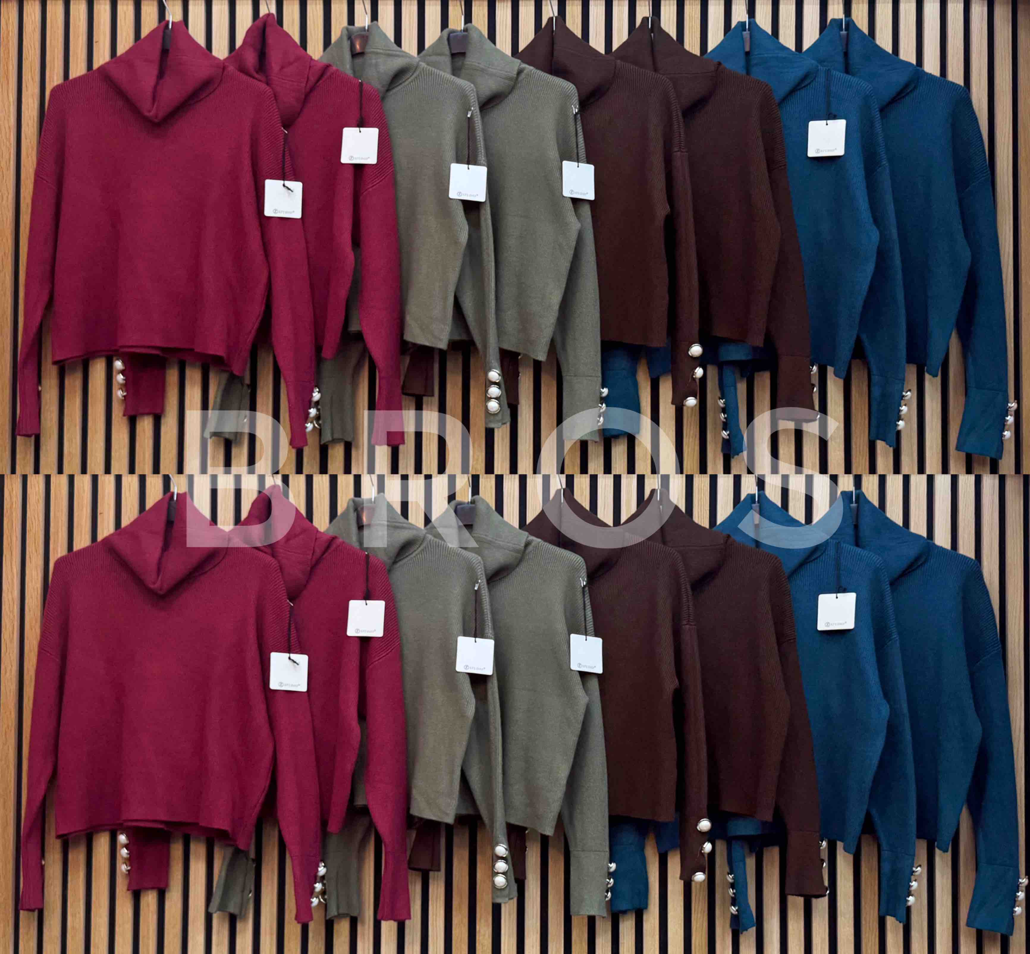 Swetry Damskie wloskie, Size uni, paczka 6szt ,mix kolor