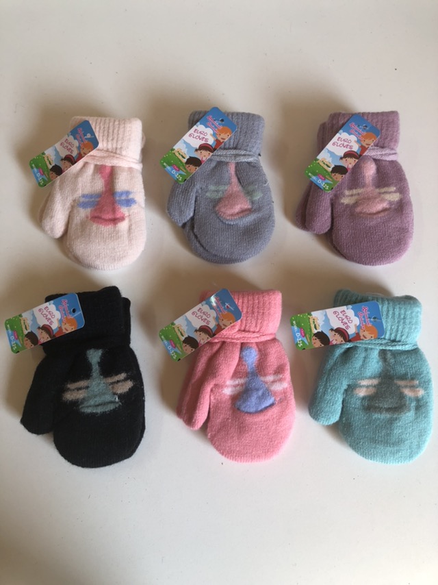 Rękawiczki Damski, 13cm, paczka 12szt,mix kolor