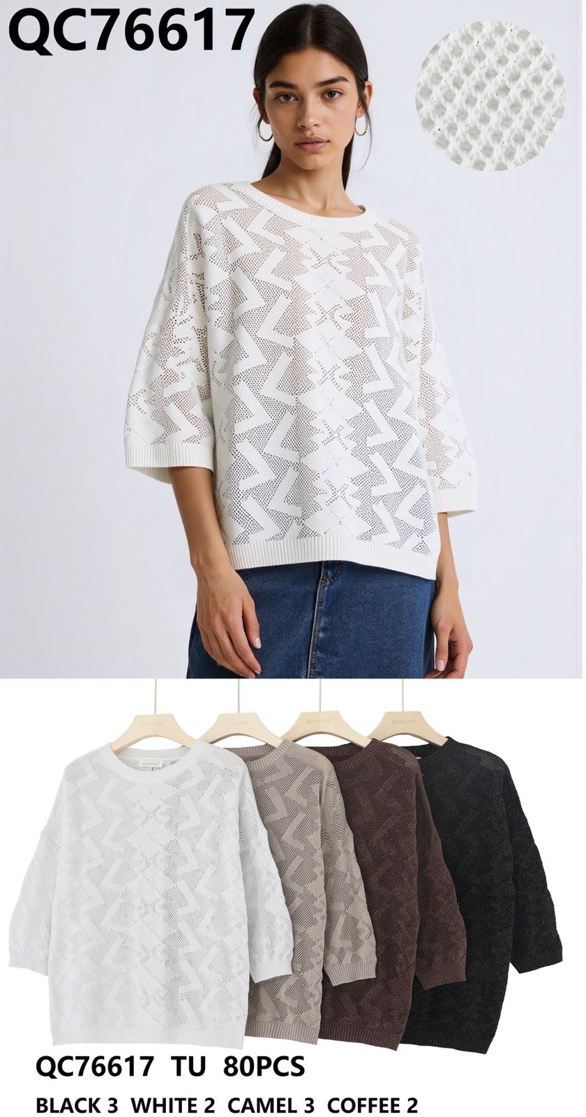 Swetry damskie Tureckie, Size UNI, paczka 10szt ,mix kolor