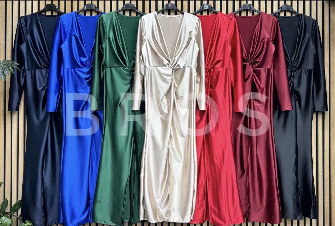 Sukienki Damskie wloskie, Size uni, paczka 6szt ,mix kolor