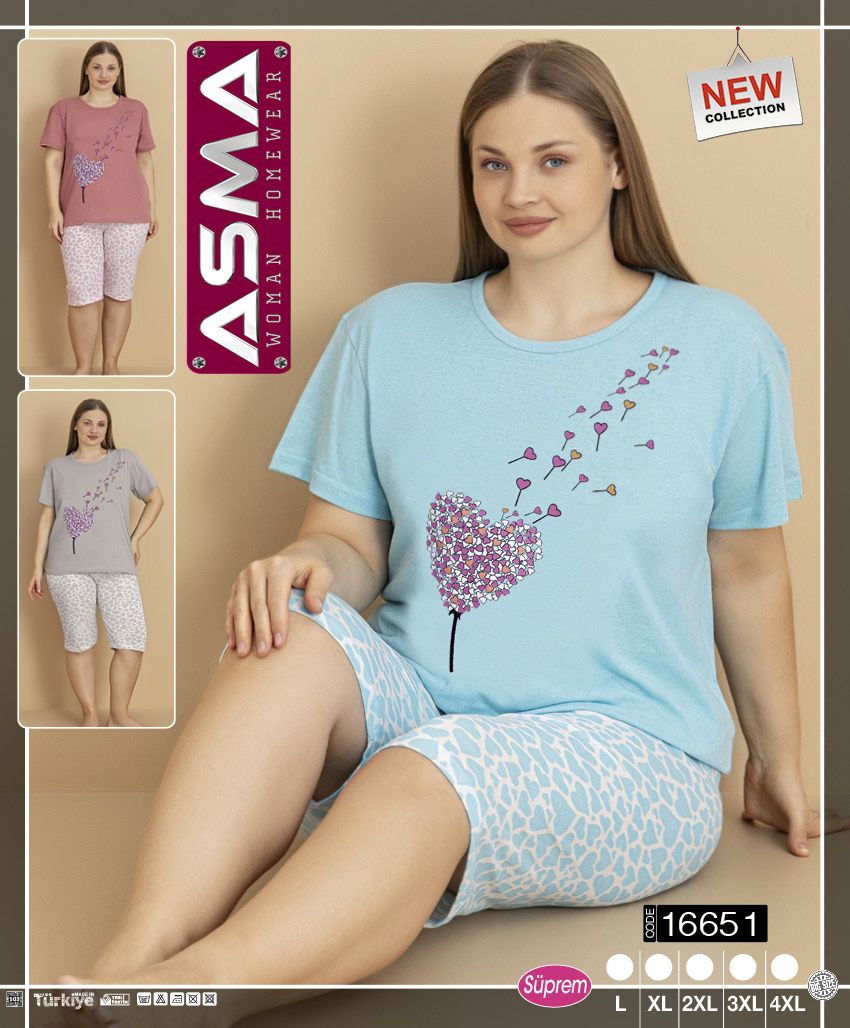 Piżamy  damskie Tureckie, Size l-4xl, paczka 15szt ,nix kolor