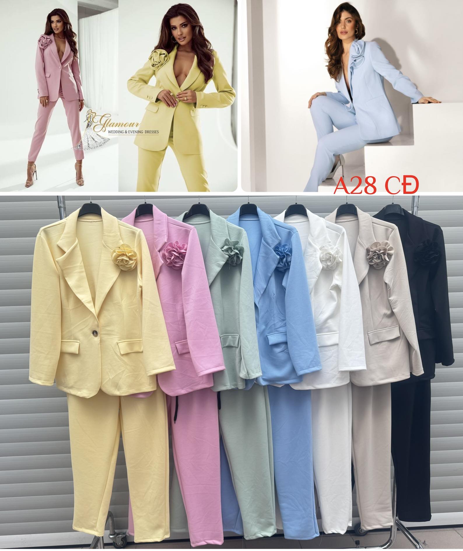 Komplety  Damskie  WŁOSKA  , Size uni, paczka 6szt ,mix kolor