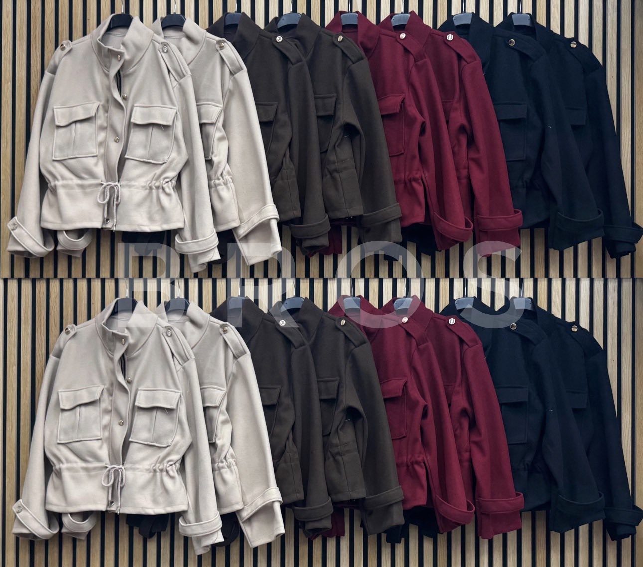 Kurtki Damskie wloskie, Size uni, paczka 6szt ,mix kolor