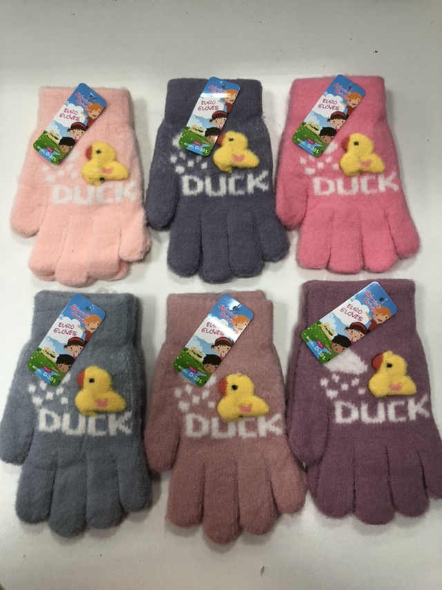 Rękawiczki Damski, 16cm, paczka 12szt,mix kolor