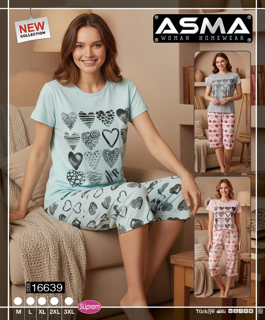 Piżamy  damskie Tureckie, Size m-3xl, paczka 15szt ,nix kolor