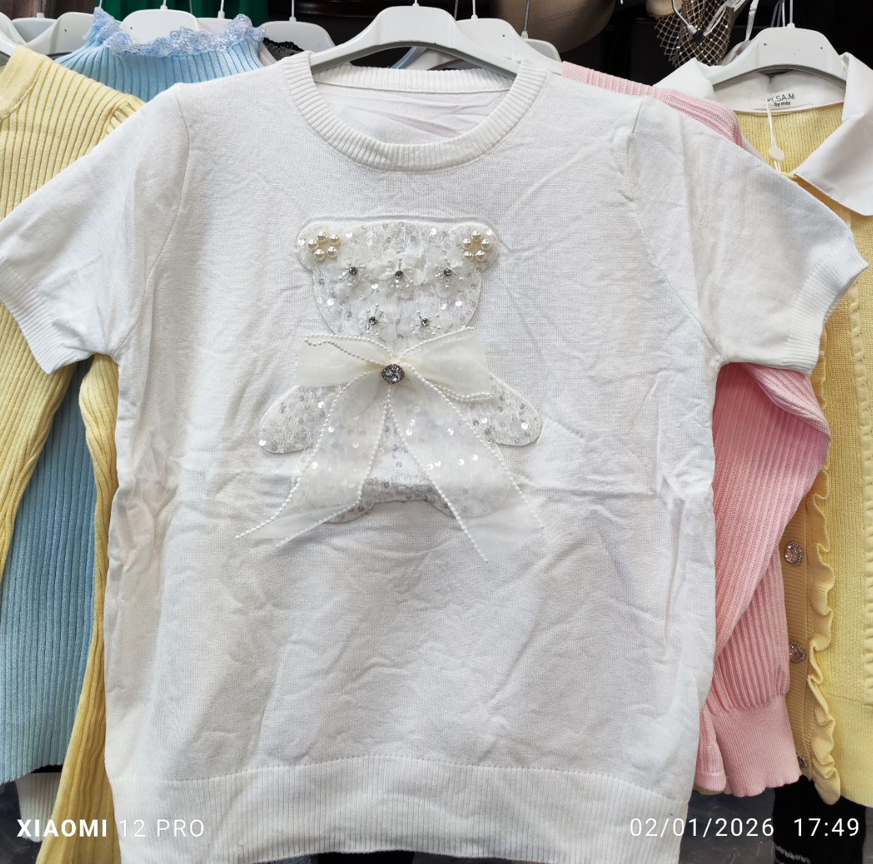 Bluzki damskie , Size uni,paczka 6szt,1kolor