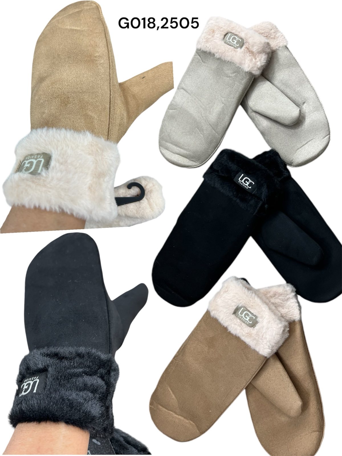 Rękawice Damski, paczka 12szt,mix kolor