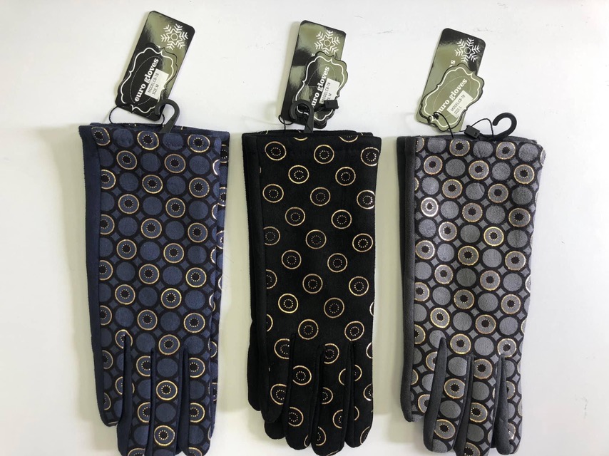 Rękawiczki Damski, paczka 12szt,mix kolor