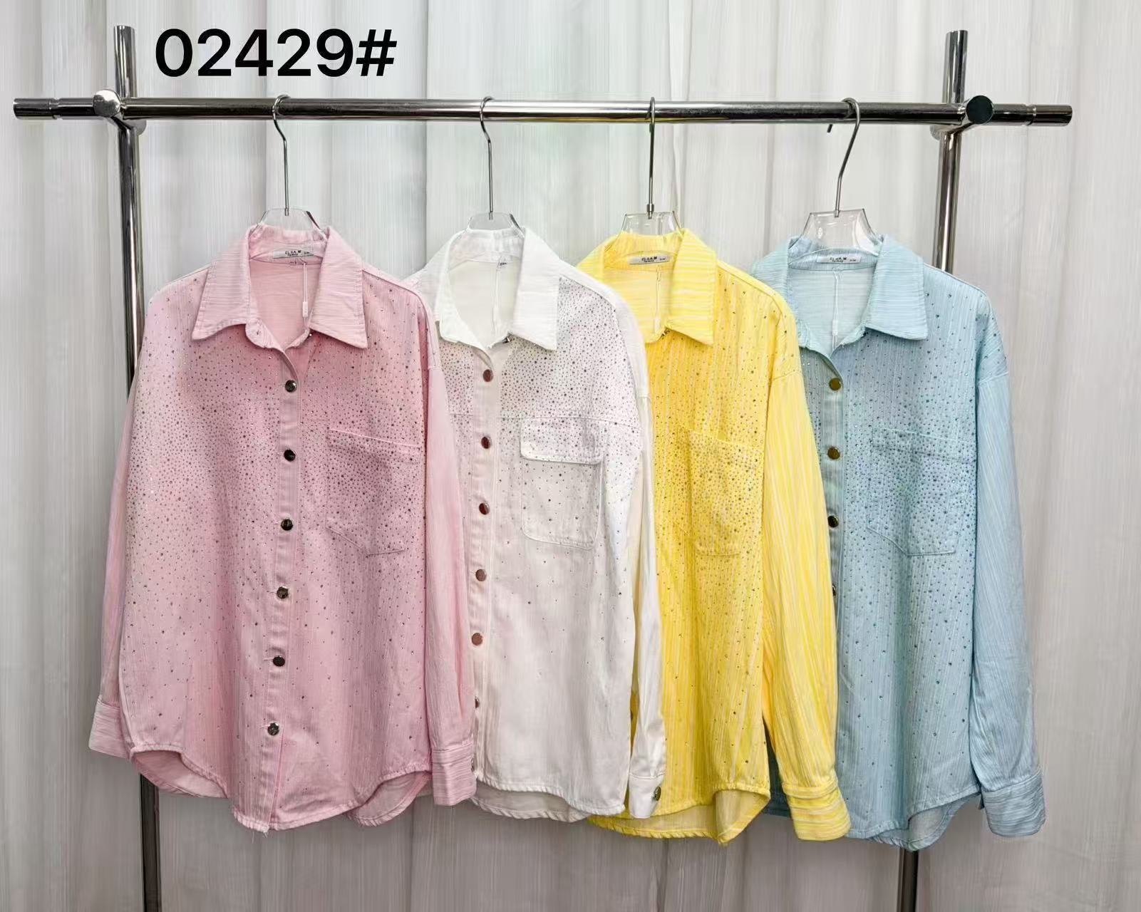 Koszule Damskie , Size s-l, paczka 12szt ,mix kolor