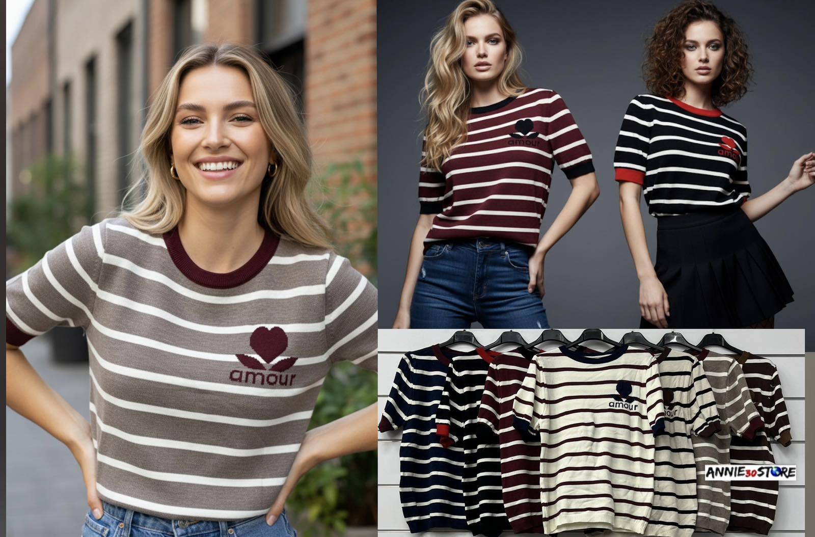 Swetry Damskie wloskie, Size uni, paczka 6szt ,mix kolor