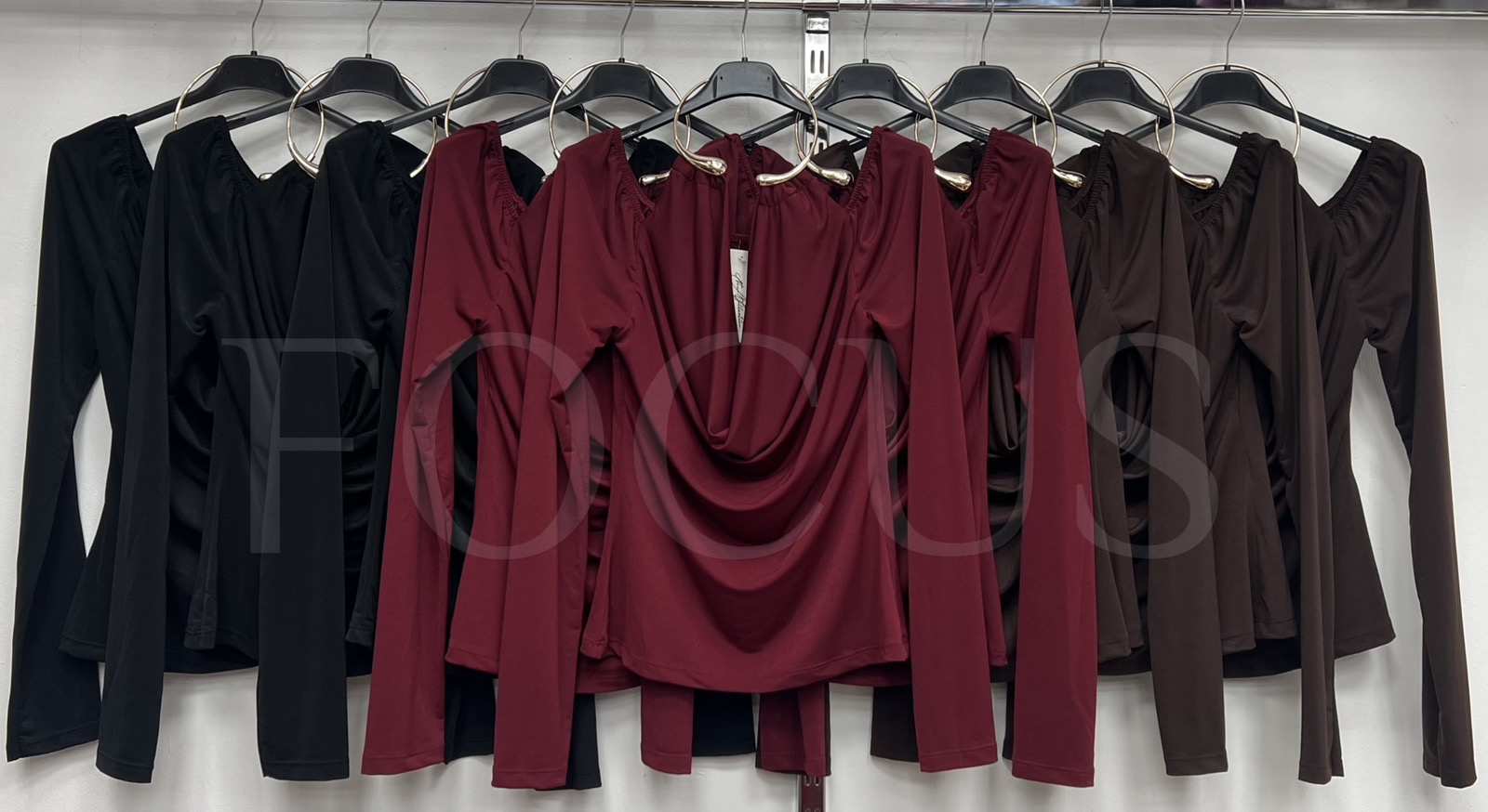 Bluzki Damskie WŁOSKA , Size uni, paczka 6szt ,mix kolor