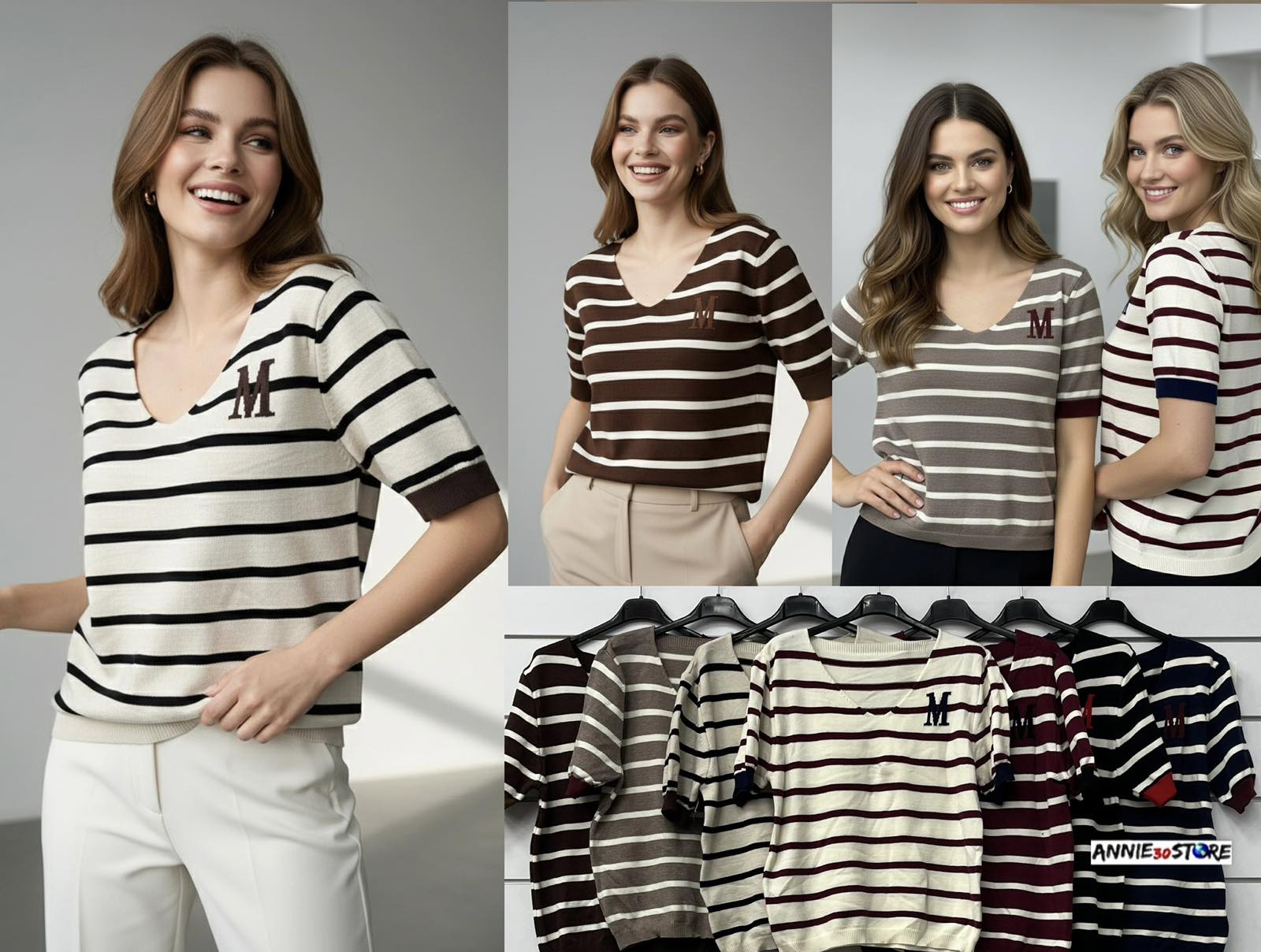 Swetry Damskie wloskie, Size uni, paczka 6szt ,mix kolor