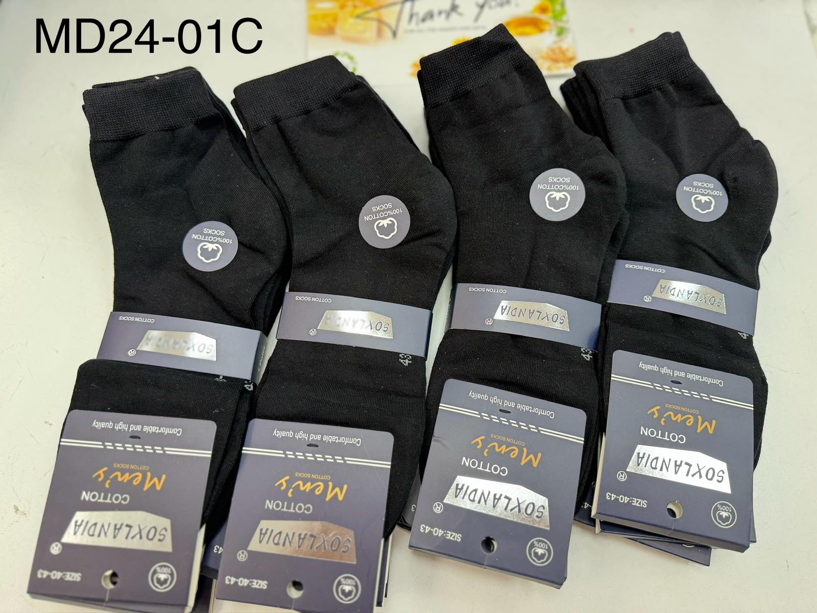 SKARPETY / STOPKI  MĘSKA.SIZE 43-46(40PAR/PACZKA) KOLOR JAK NA ZDZIĘCI