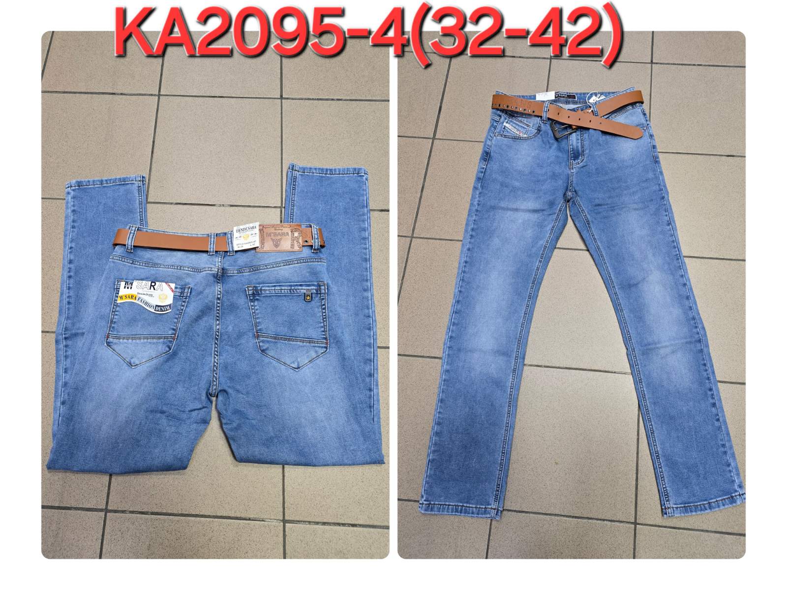 Spodnie JEANSOWE MĘSKA , Size 32-42, paczka 10szt ,1kolor