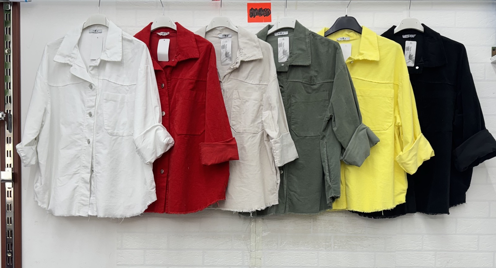 Koszule Damskie Wloskie, Size uni, paczka 6szt ,mix kolor