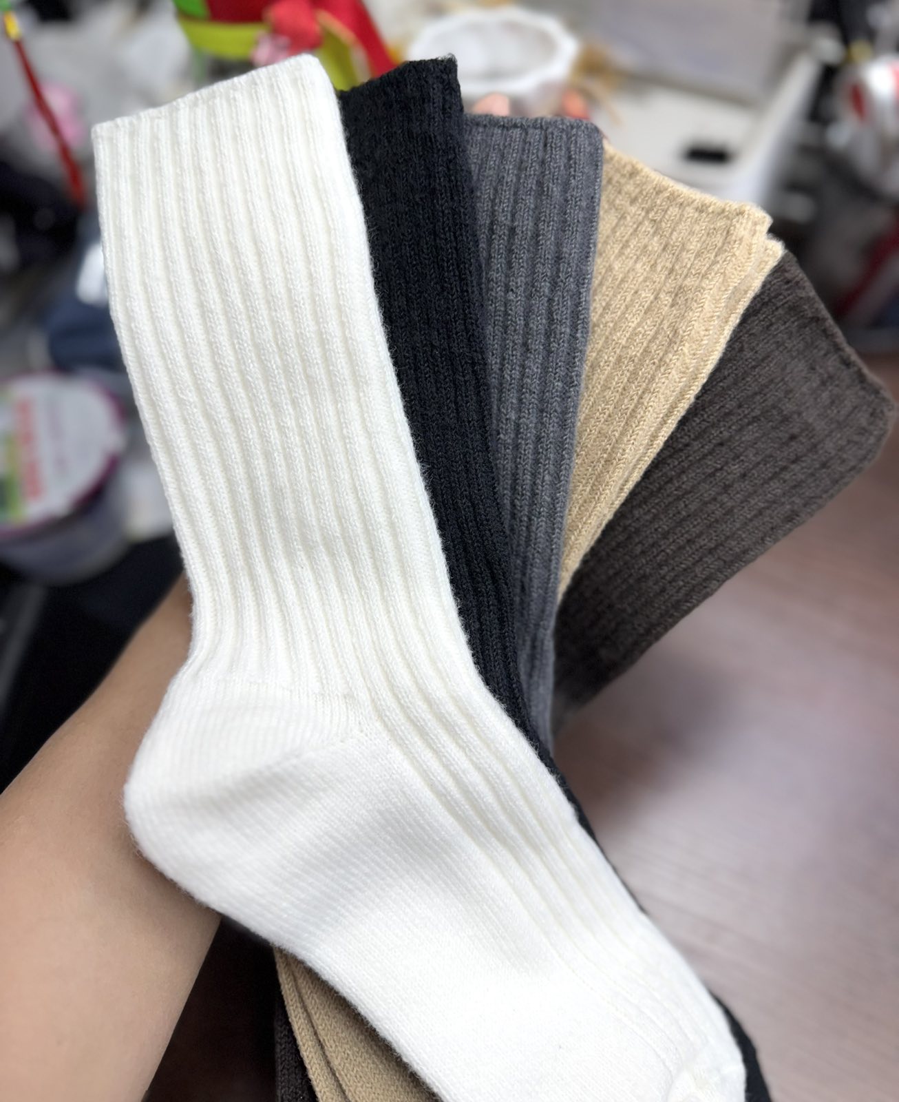 SKARPETY / STOPKI DAMSKIE.SIZE 35-38(40PAR/PACZKA) KOLOR JAK NA ZDZIĘCI