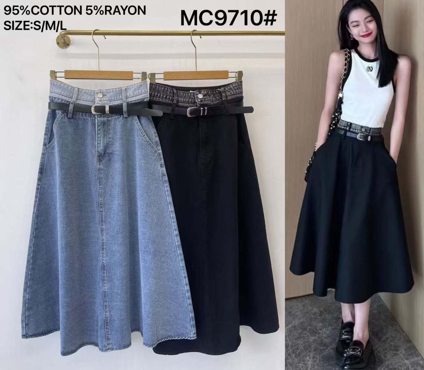 Spódnica  Damskie , Size s-l, paczka 6szt ,mix kolor