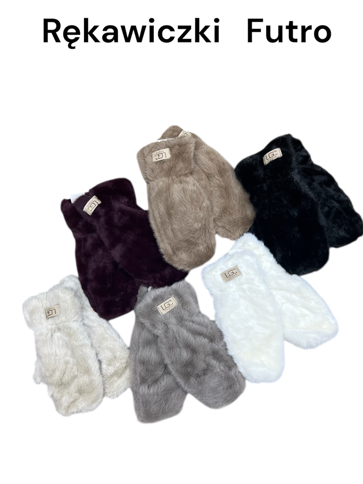 Rękawice Damski, paczka 12szt,mix kolor