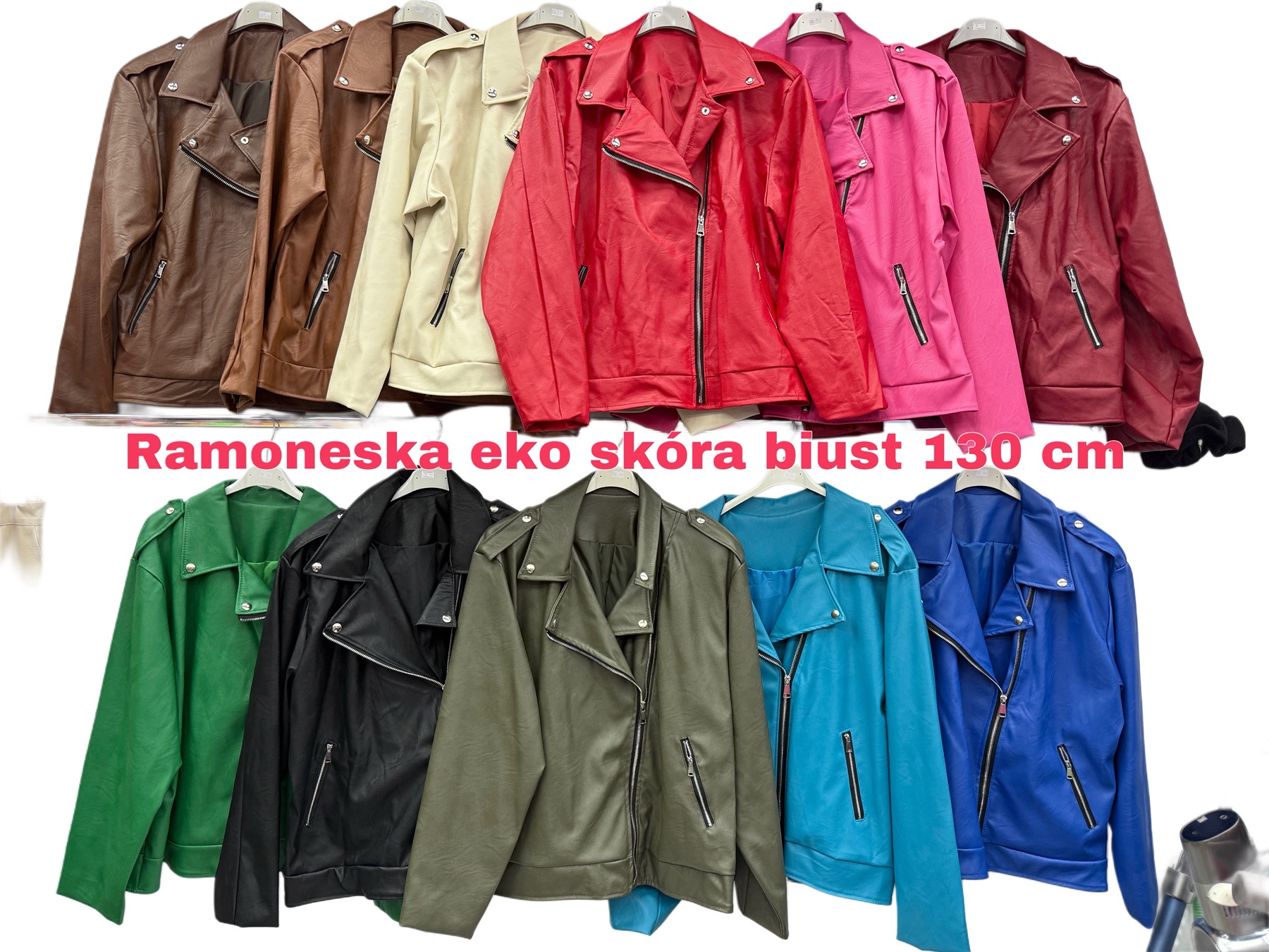 Kurtki Jeansowe Damskie , Size uni, paczka 6szt ,mix kolor