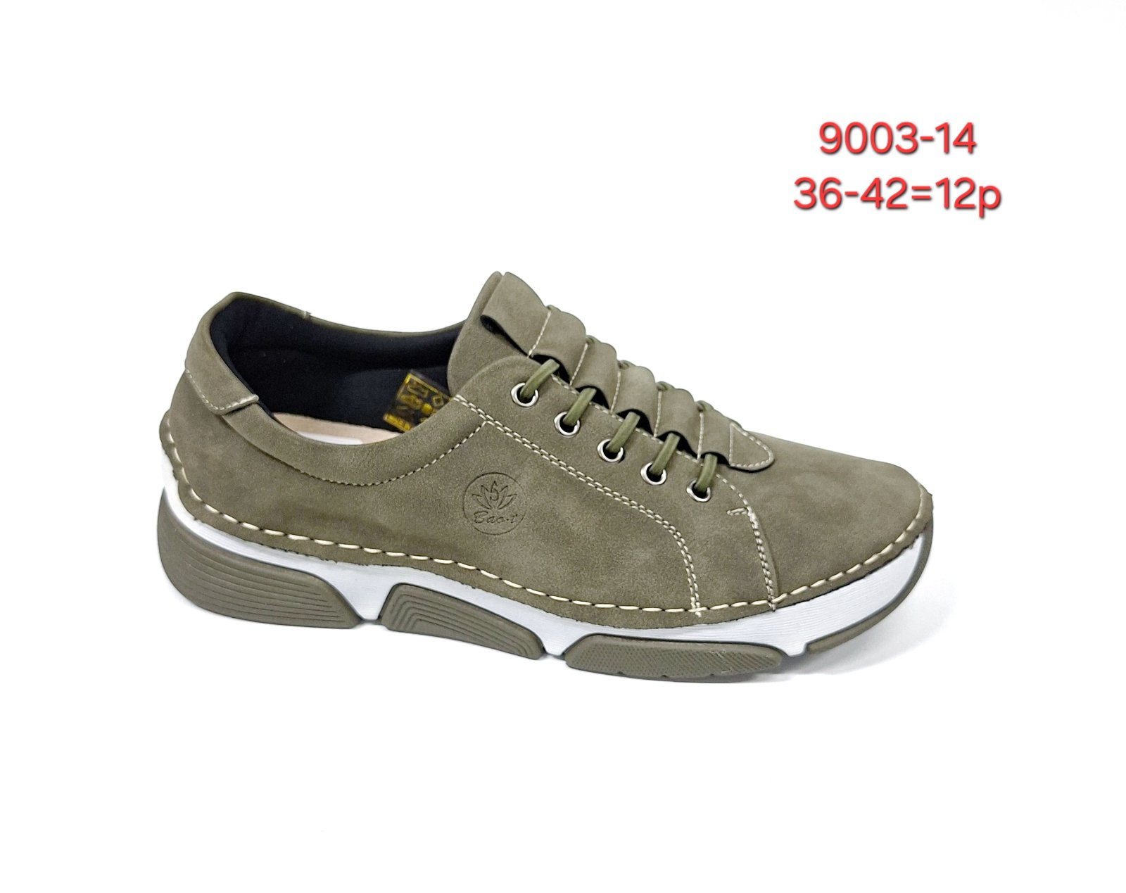 Buty Sportowe DAMSKIE (36-42, 12par)