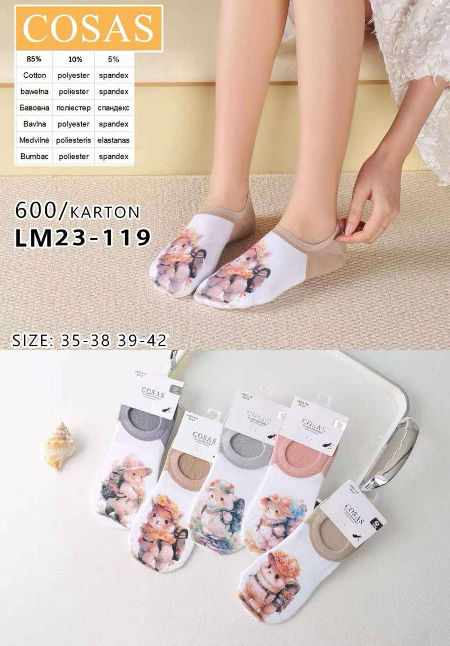 stopki DAMSKA.size: 35-42, (40par/paczka)