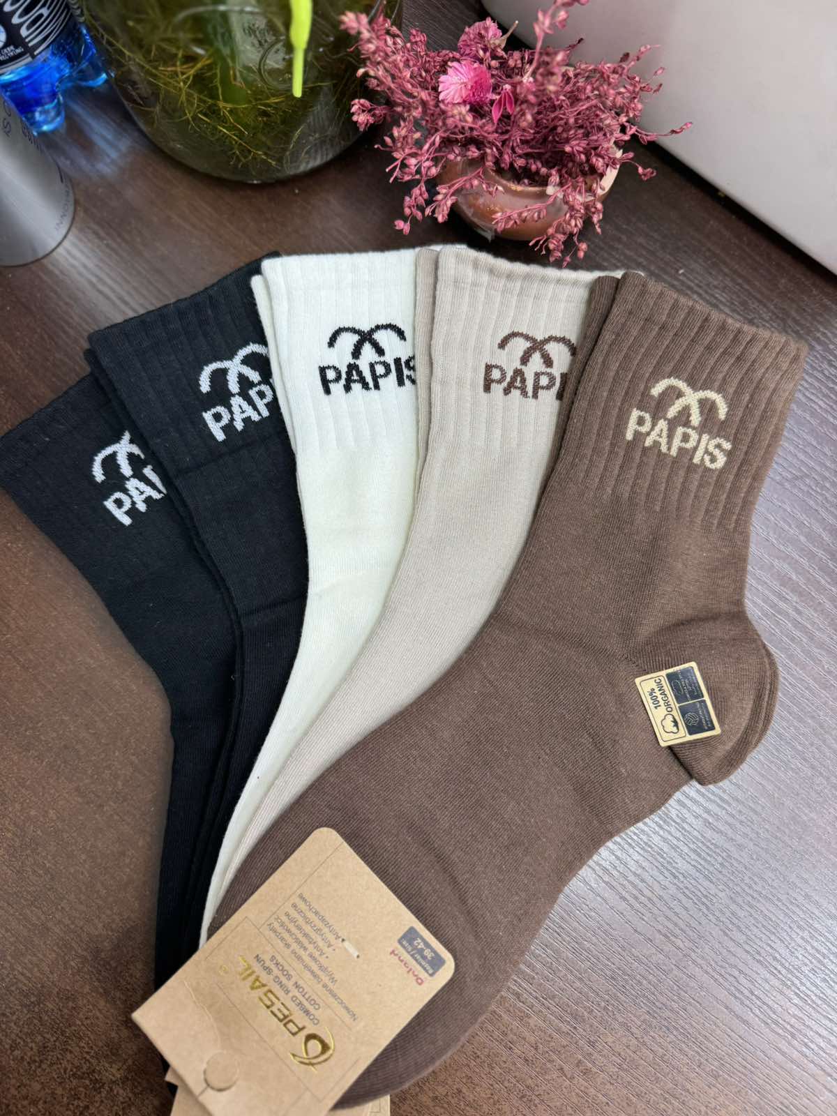 SKARPETY / STOPKI DAMSKIE.SIZE 35-42(40PAR/PACZKA) KOLOR JAK NA ZDZIĘCI