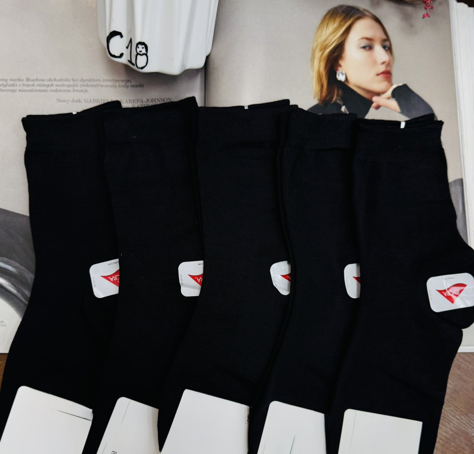 SKARPETY / STOPKI DAMSKIE.SIZE 35-42(40PAR/PACZKA) KOLOR JAK NA ZDZIĘCI