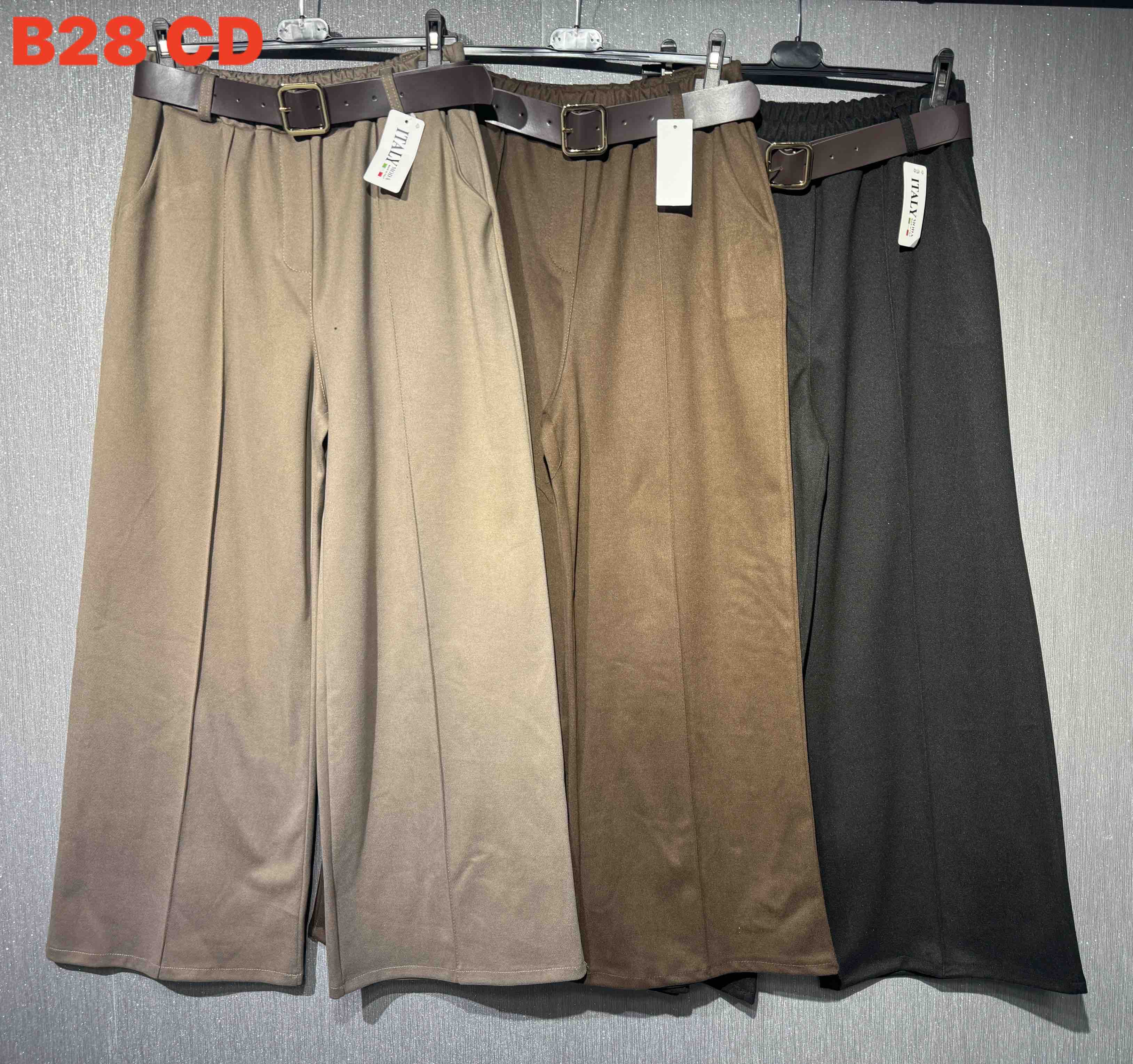 Spodnie Damskie  WŁOSKA  , Size uni, paczka 6szt ,mix kolor