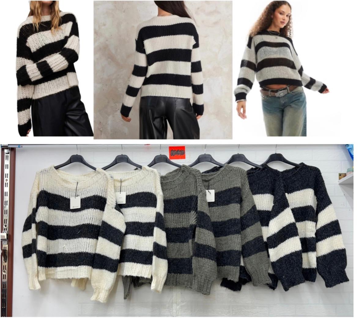 Swetry Damskie wloskie, Size uni, paczka 6szt ,mix kolor