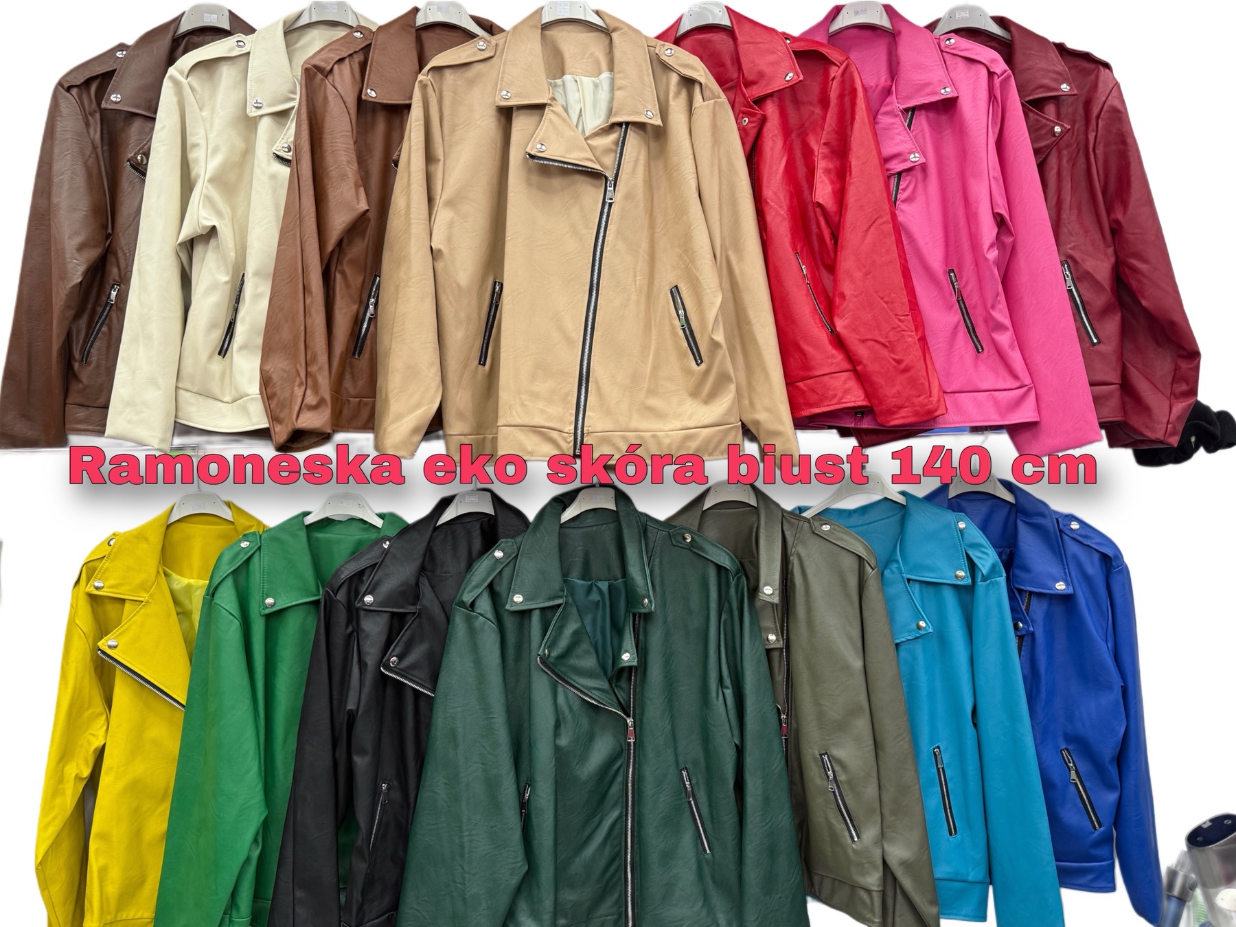 Kurtki Jeansowe Damskie , Size uni, paczka 6szt ,mix kolor