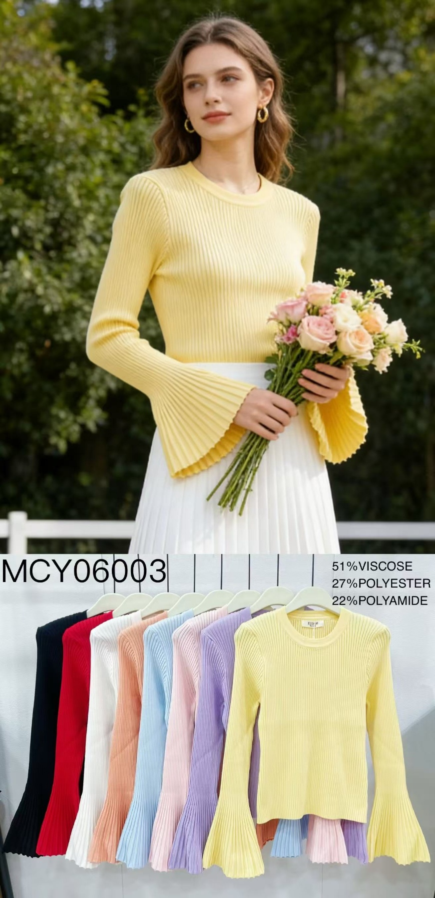 Swetry Damskie , Size uni, paczka 6szt ,mix kolor