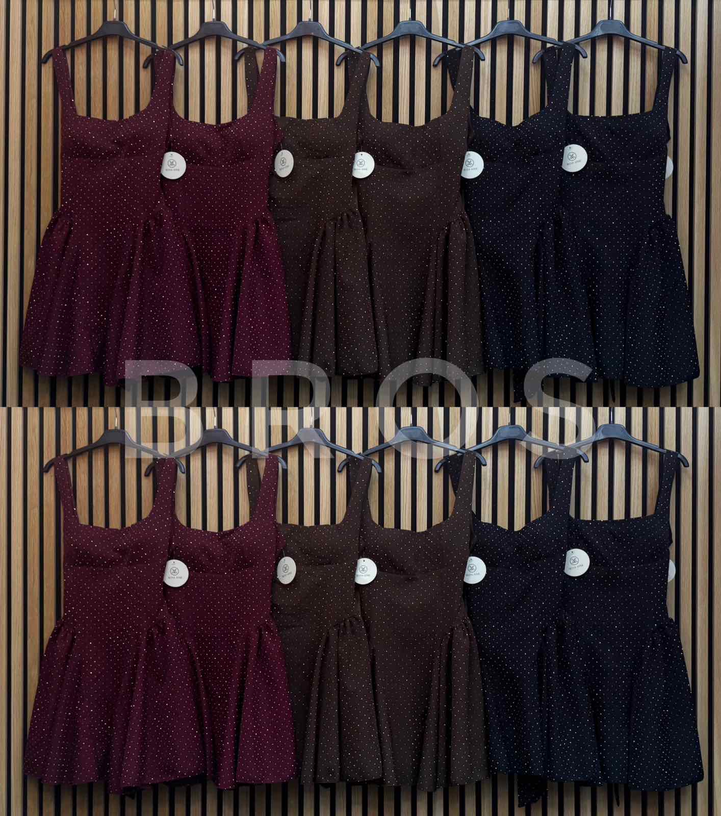 Sukienki Damskie wloskie, Size uni, paczka 6szt ,mix kolor