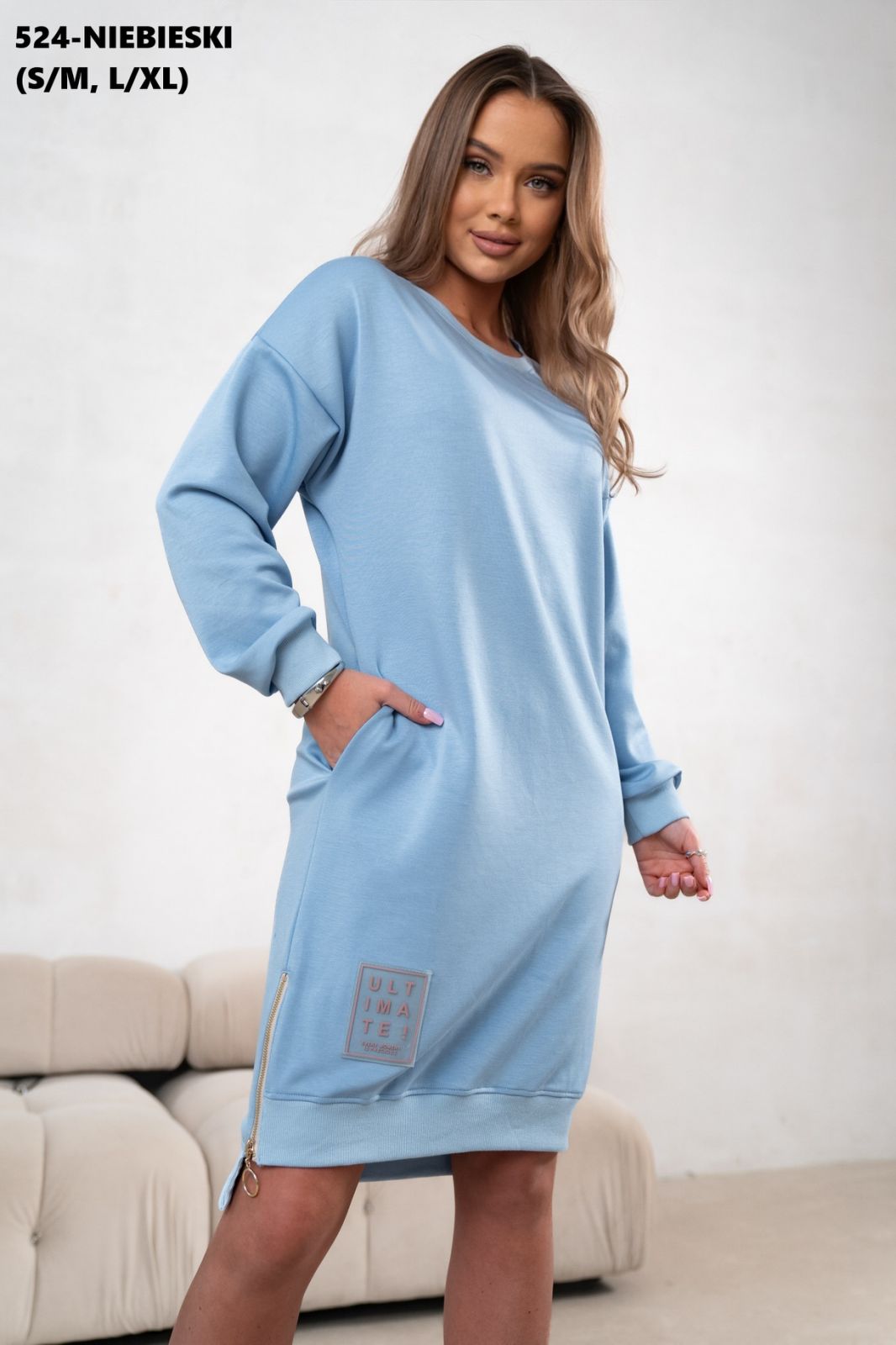 Sukienki Damskie polskie, Size s-xl, paczka 4szt,1kolor