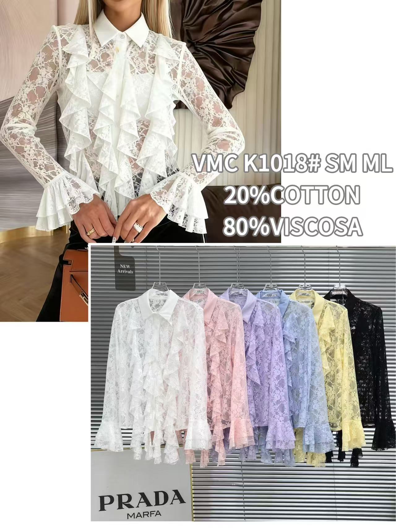 Bluzki damskie , Size s-l,paczka 12szt,mix kolor