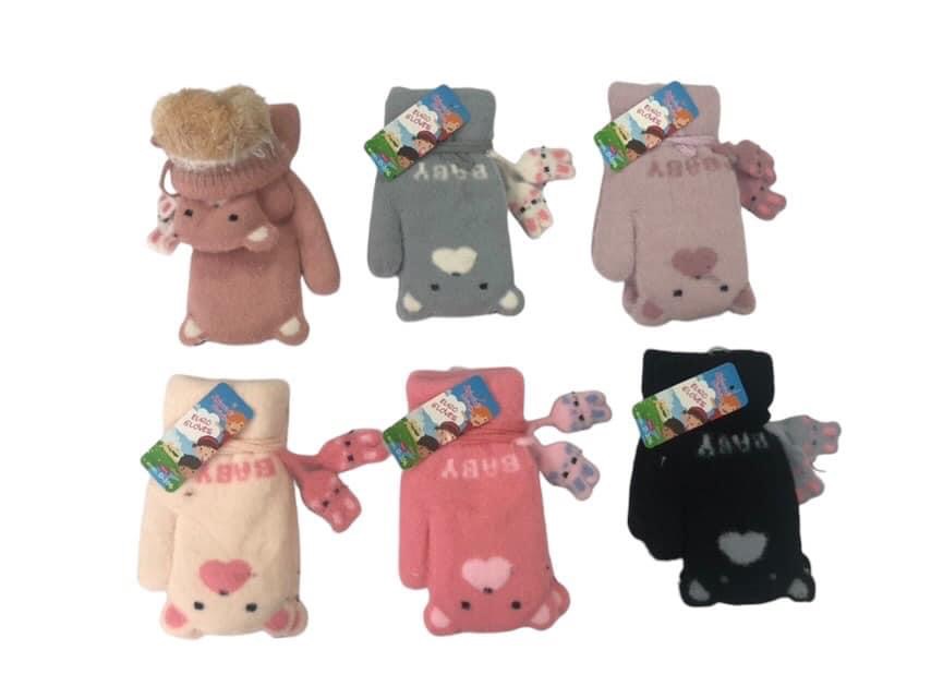 Rękawiczki Damski, paczka 12szt,mix kolor