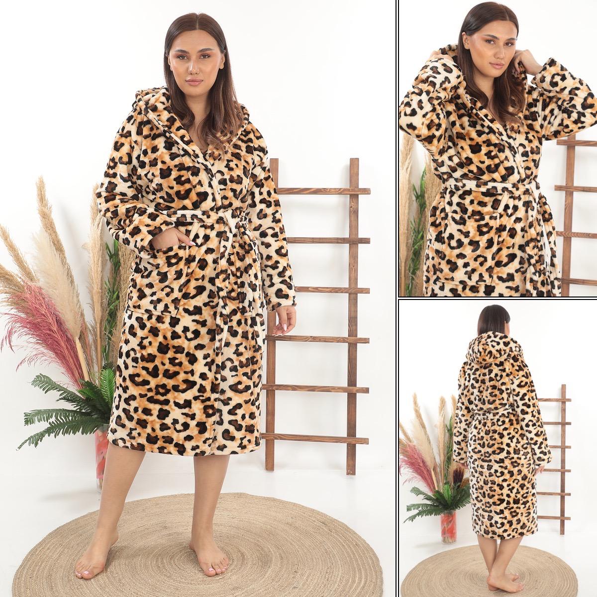 Szlafrok  damskie Tureckie, Size l-3xl, paczka 4szt ,1kolor