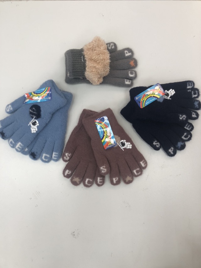 Rękawiczki Damski,  15cm, paczka 12szt,mix kolor