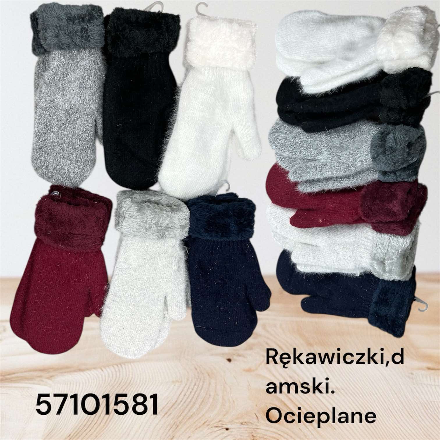 Rękawice Damski, paczka 12szt,mix kolor