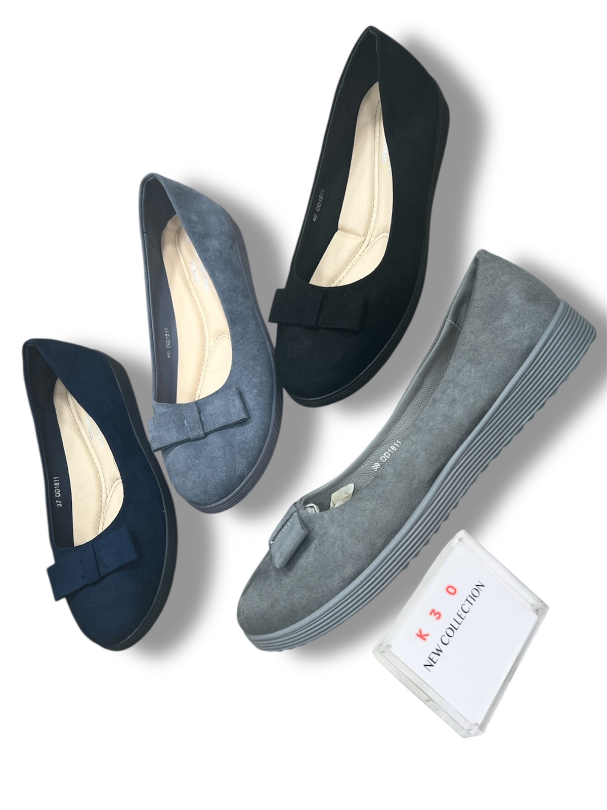 Baleriny Damskie (36-41, 12par)