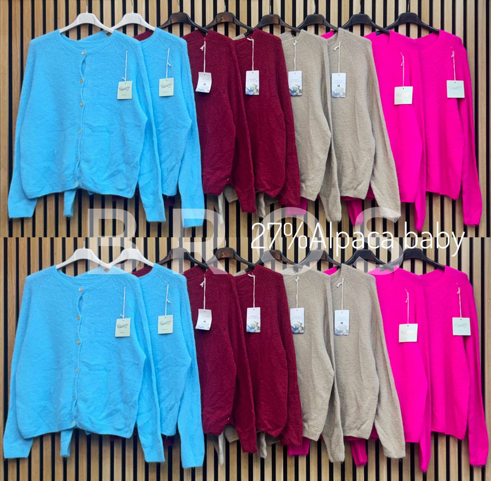 Swetry Damskie wloskie, Size uni, paczka 6szt ,mix kolor