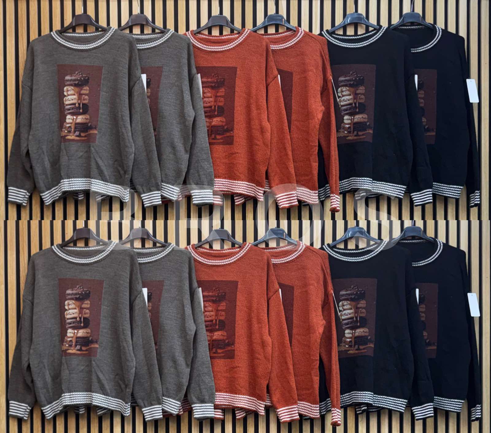 Swetry Damskie wloskie, Size uni, paczka 6szt ,mix kolor