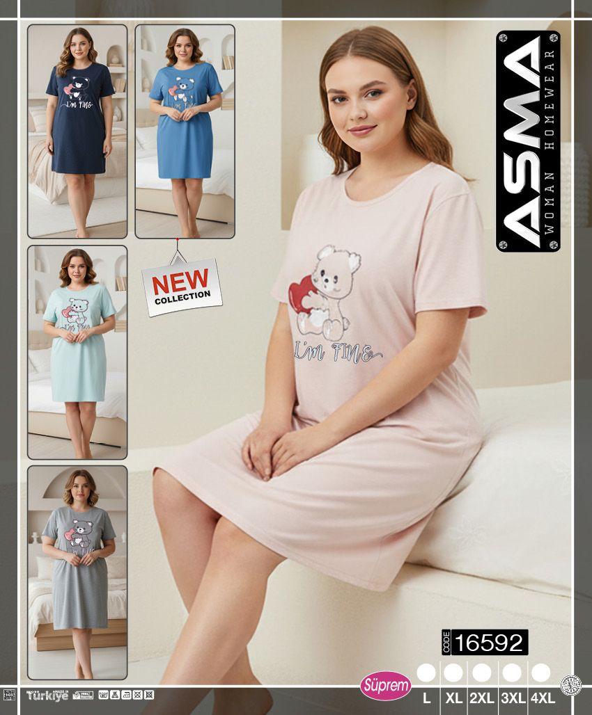 Koszule nocne damskie Tureckie, Size l-4xl, paczka 15szt ,nix kolor