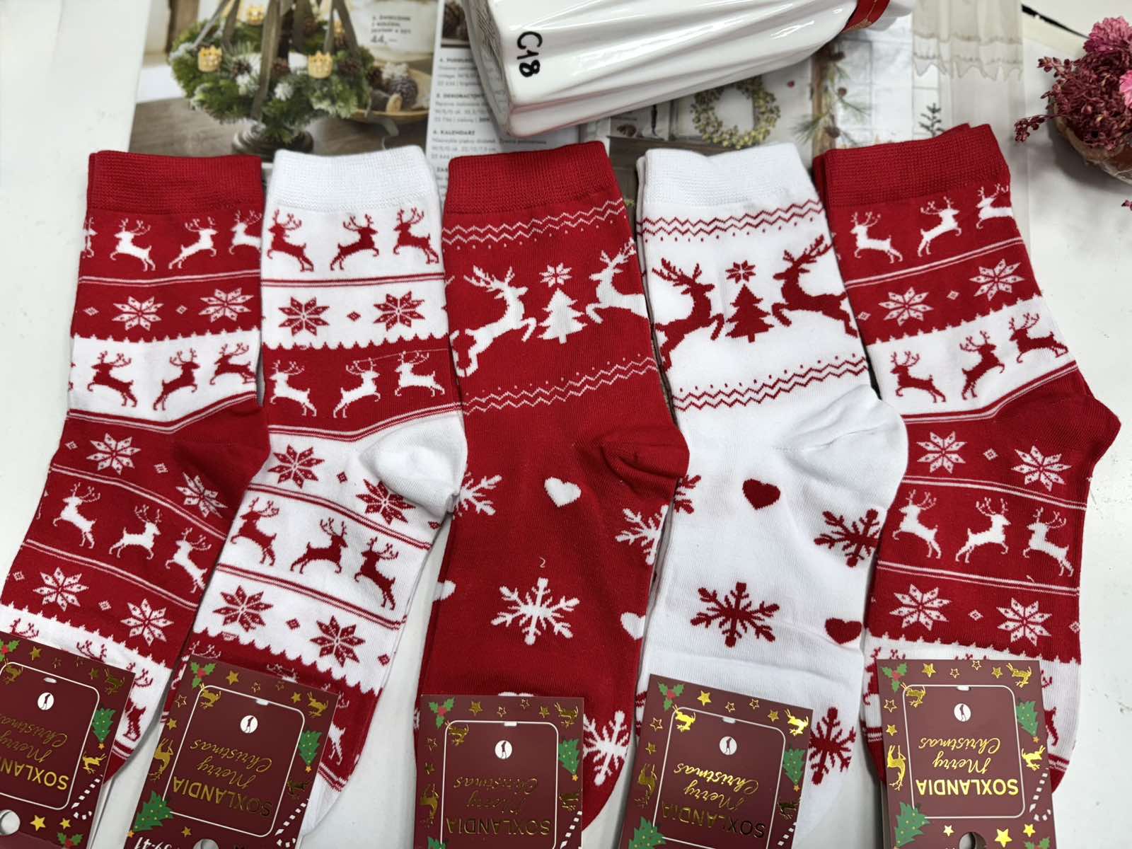 SKARPETY / STOPKI DAMSKIE.SIZE 35-41(40PAR/PACZKA) KOLOR JAK NA ZDZIĘCIU